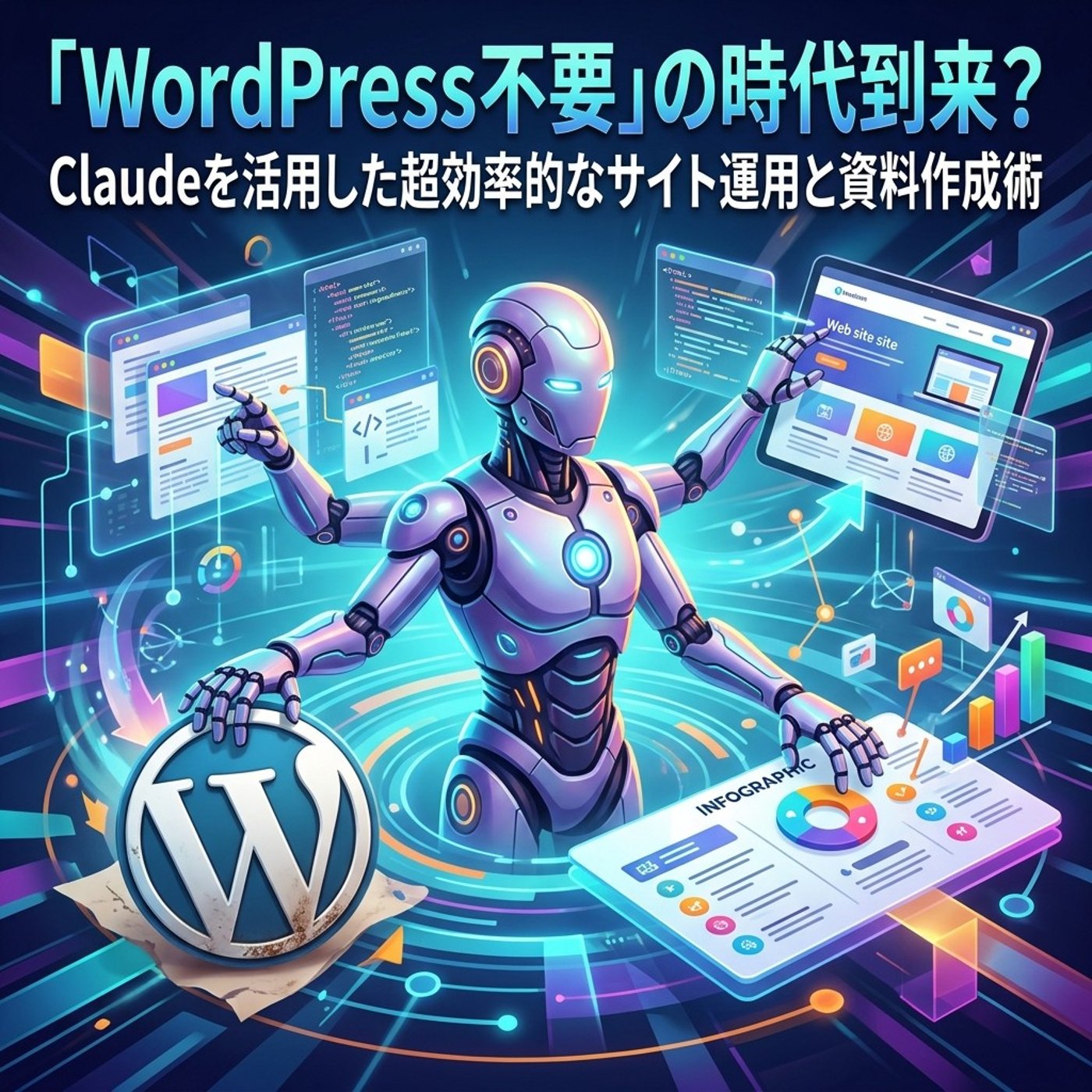 WordPress不要時代到来？Claudeを活用した超効率的なサイト運用 episode artwork
