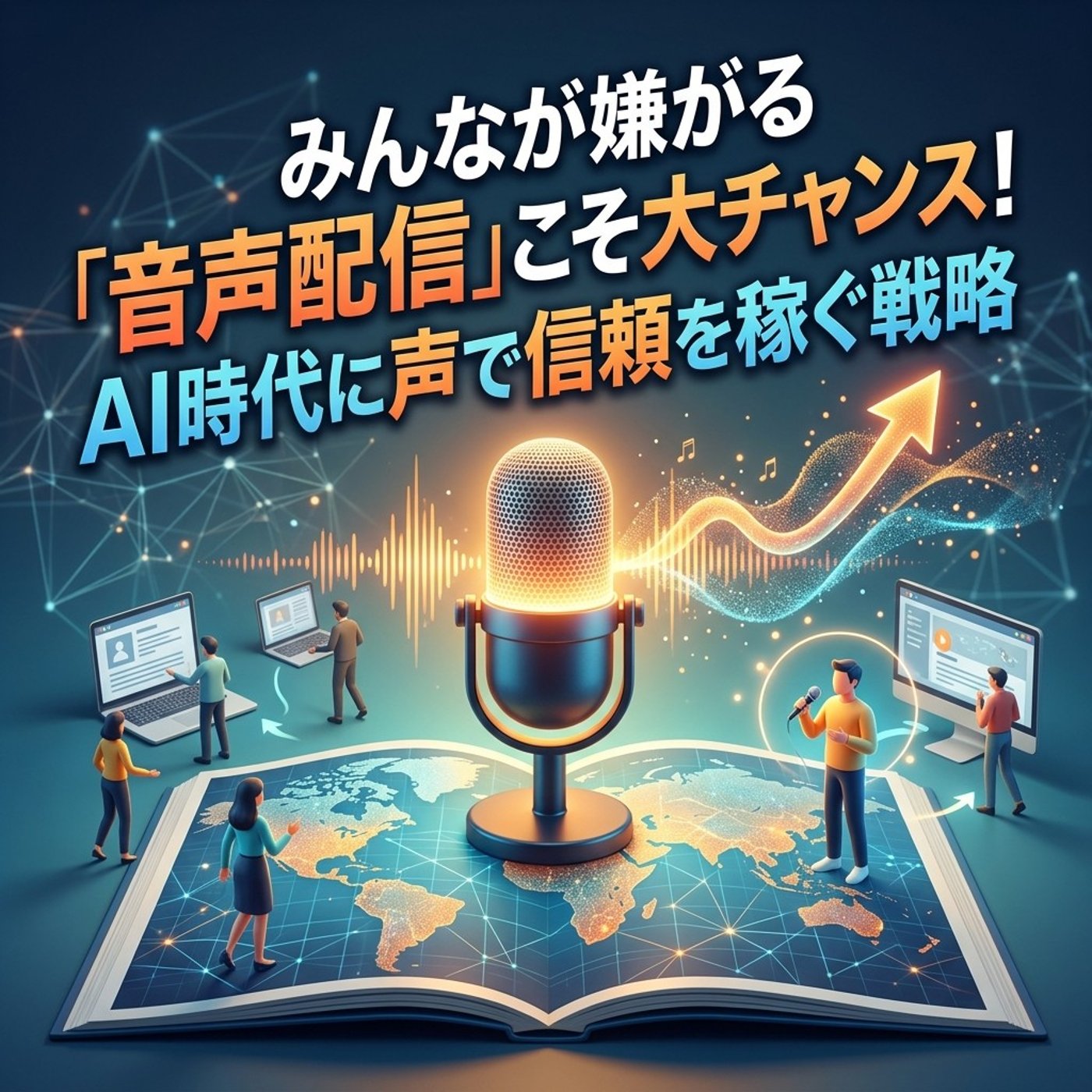 みんなが嫌がる「音声配信」こそ大チャンス！AI時代に声で信頼を稼ぐ戦略 episode artwork