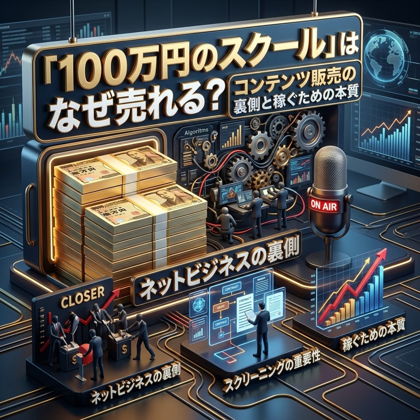「100万円のスクール」はなぜ売れる？コンテンツ販売の裏側と稼ぐための本質 episode artwork