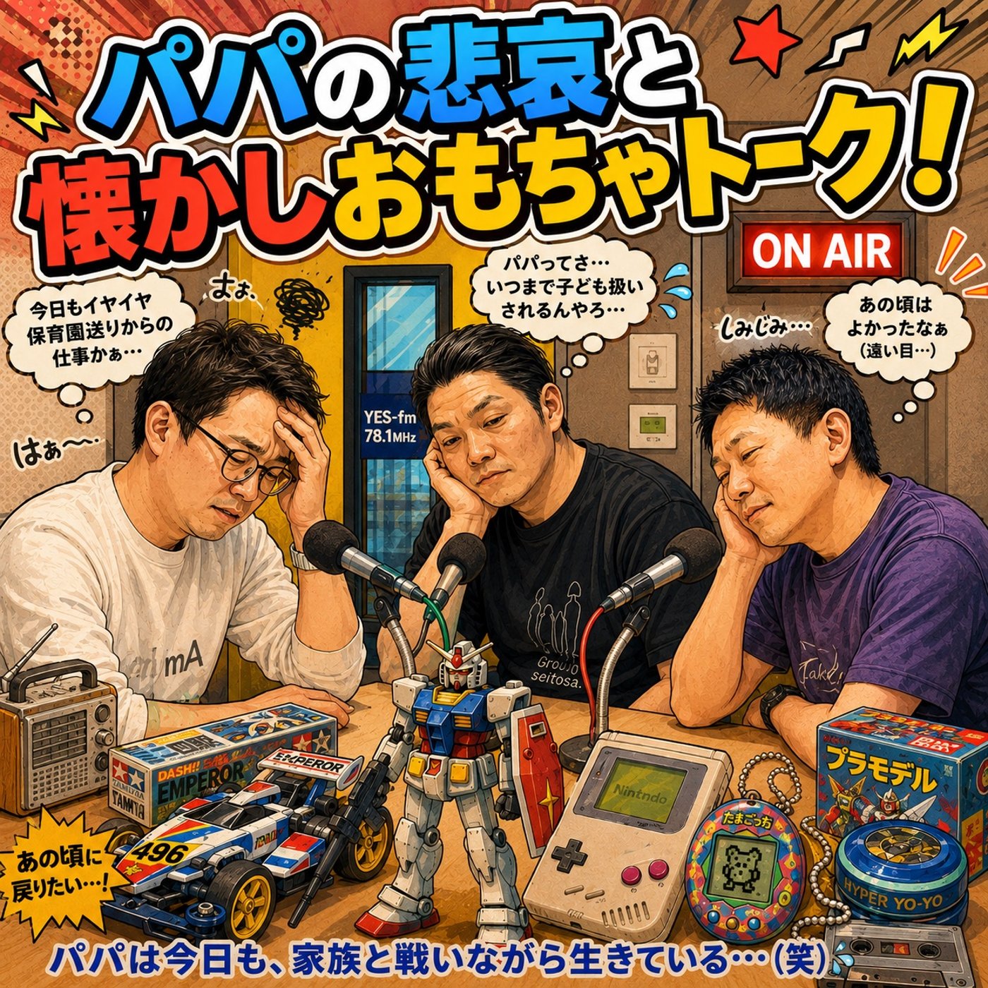 【パパの悲哀と懐かしおもちゃトーク！】2026年8月8日（土）放送 episode artwork