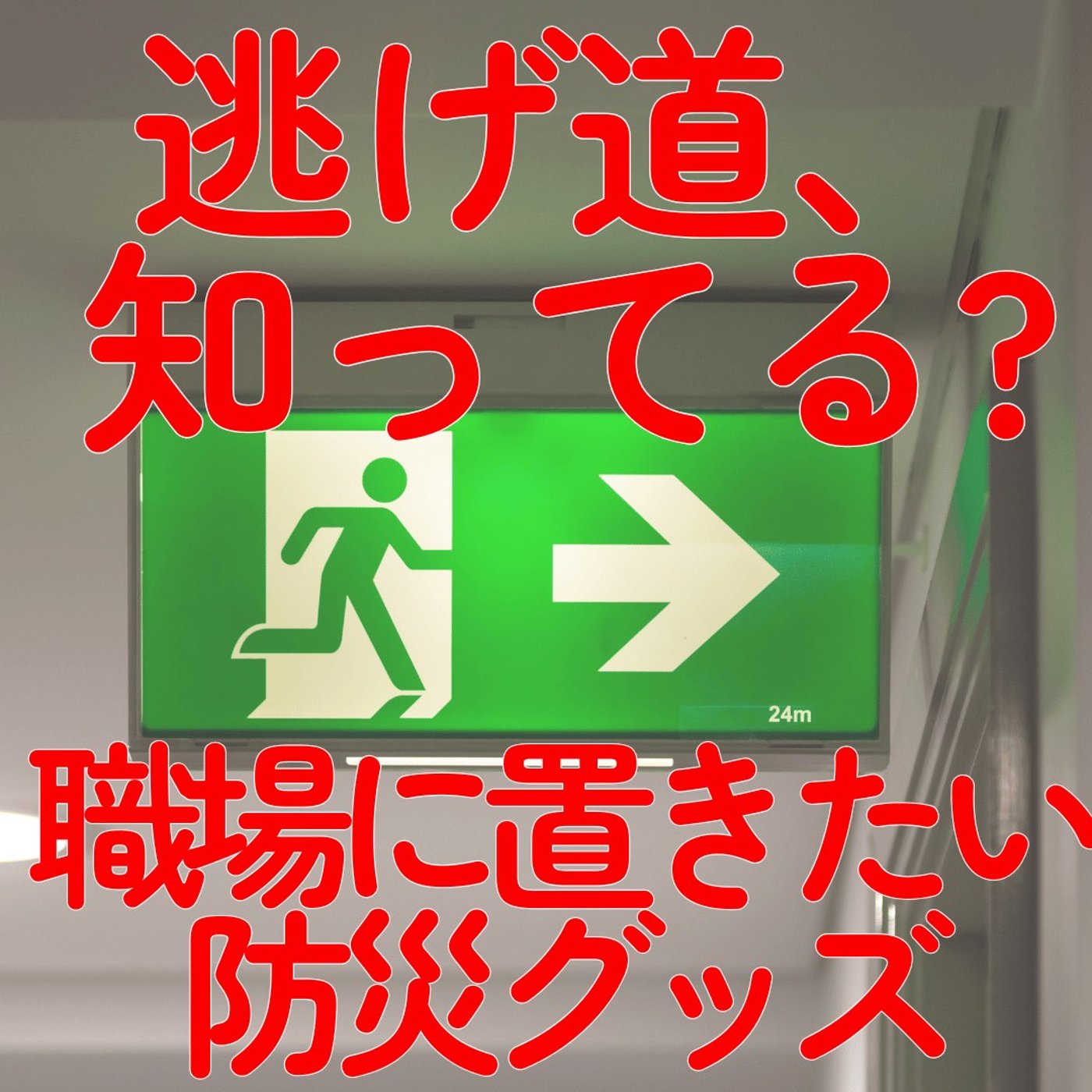 【地震・防災】避難経路は知ってる?職場に置きたい防災グッズ最低限リスト #533 episode artwork