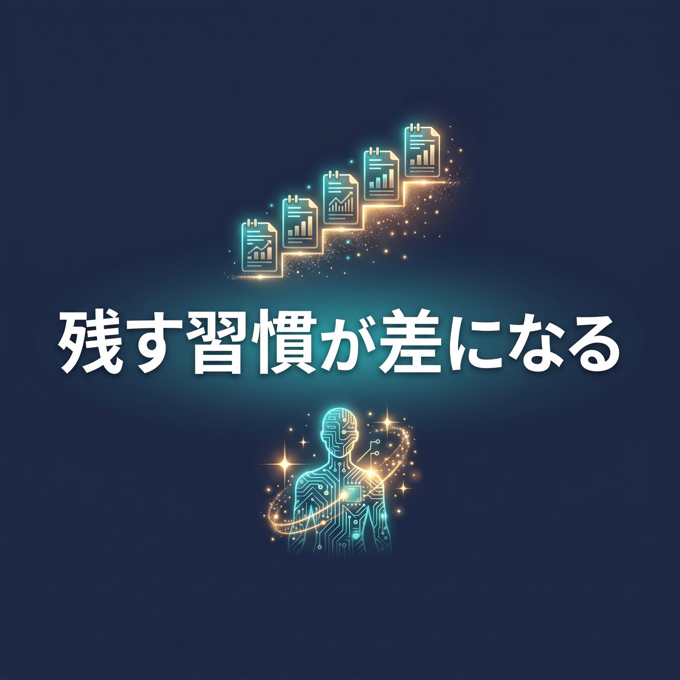 AIの本当の差は「残す習慣」から｜作業ログが未来の分身になる episode artwork