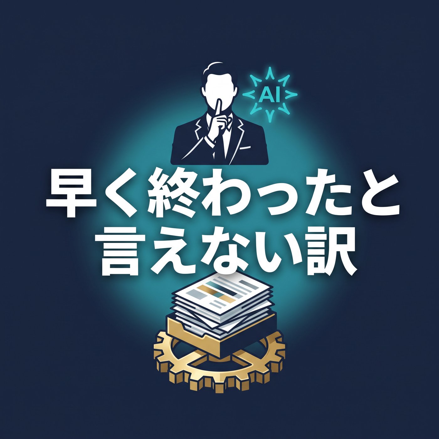 なぜ誰も「AIで早く終わりました」と言わないのか｜制度設計の問題 episode artwork