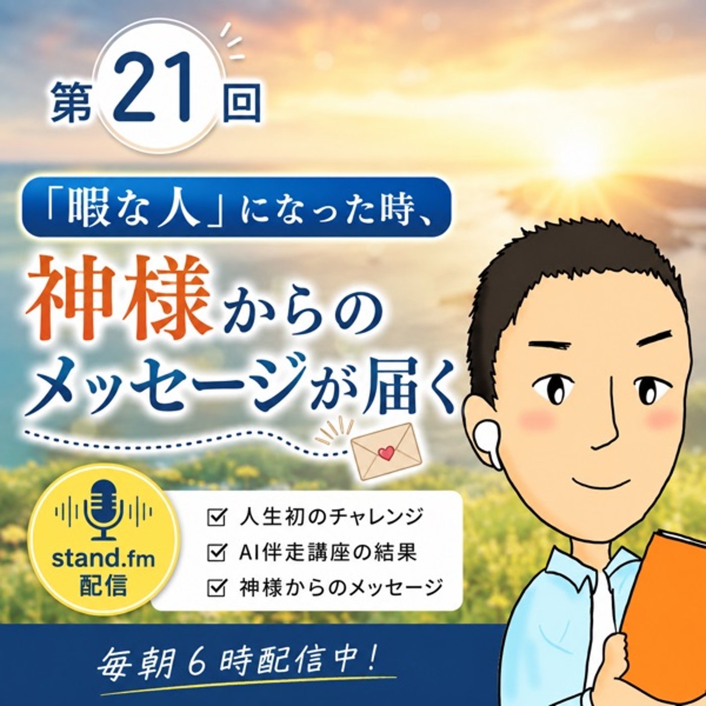 #21 「暇な人」になった時、神様からのメッセージが届く episode artwork