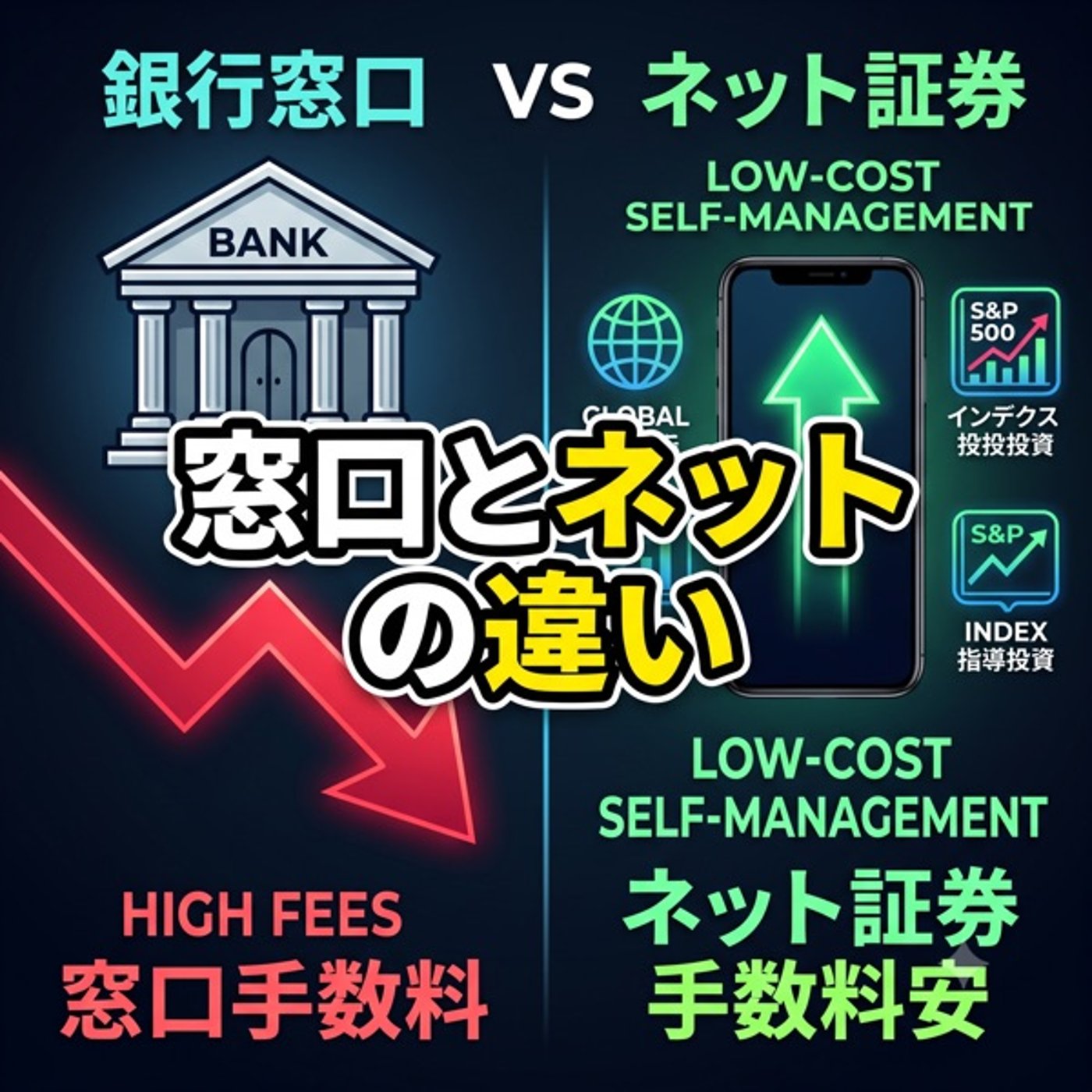 NISA初心者が銀行窓口で搾取される理由。自分で調べてネット証券を選ぶべき真実 episode artwork