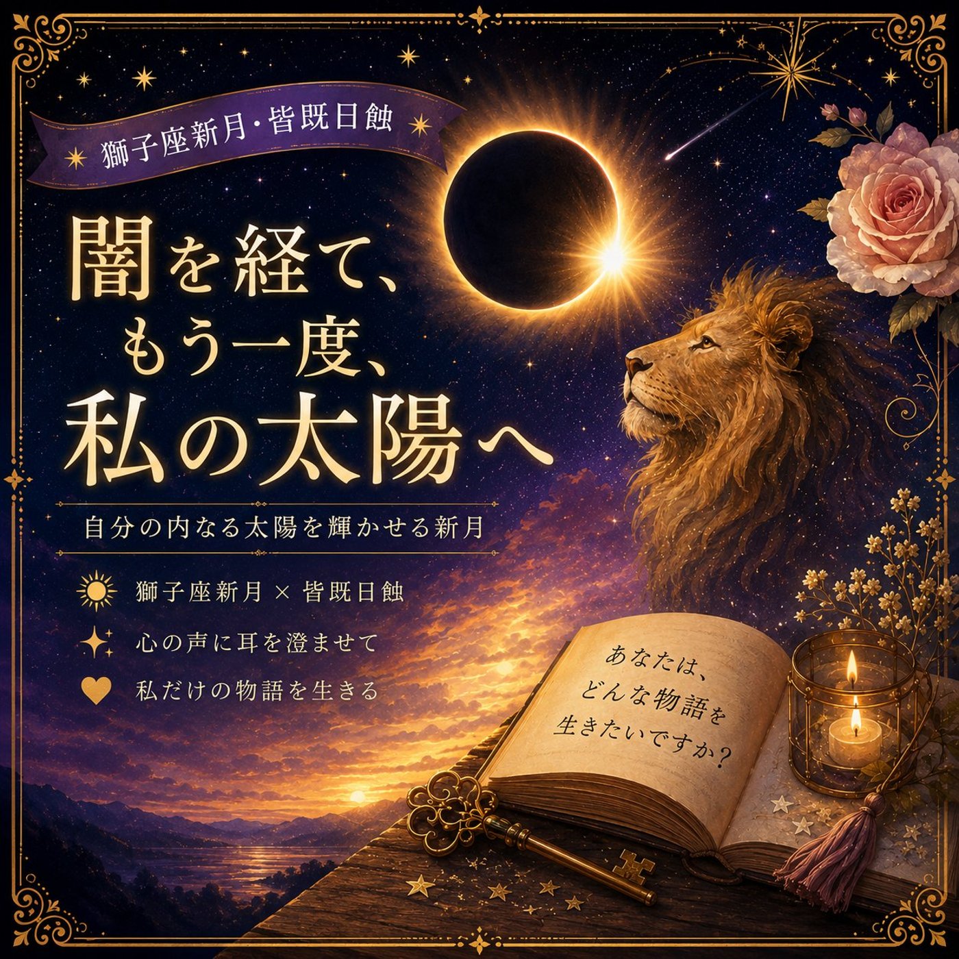 0813 獅子座新月は皆既月食 episode artwork
