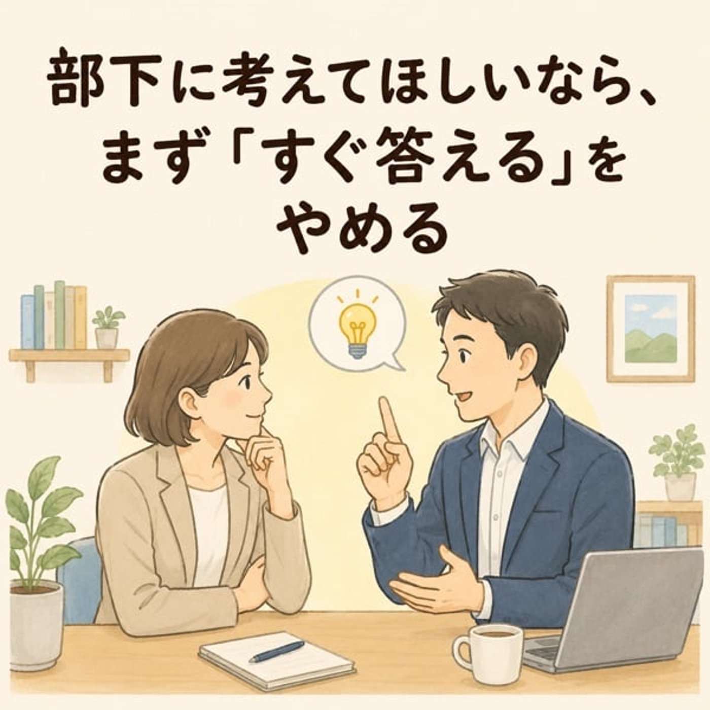 #16.部下に考えてほしいなら、まず「すぐ答える」をやめる episode artwork