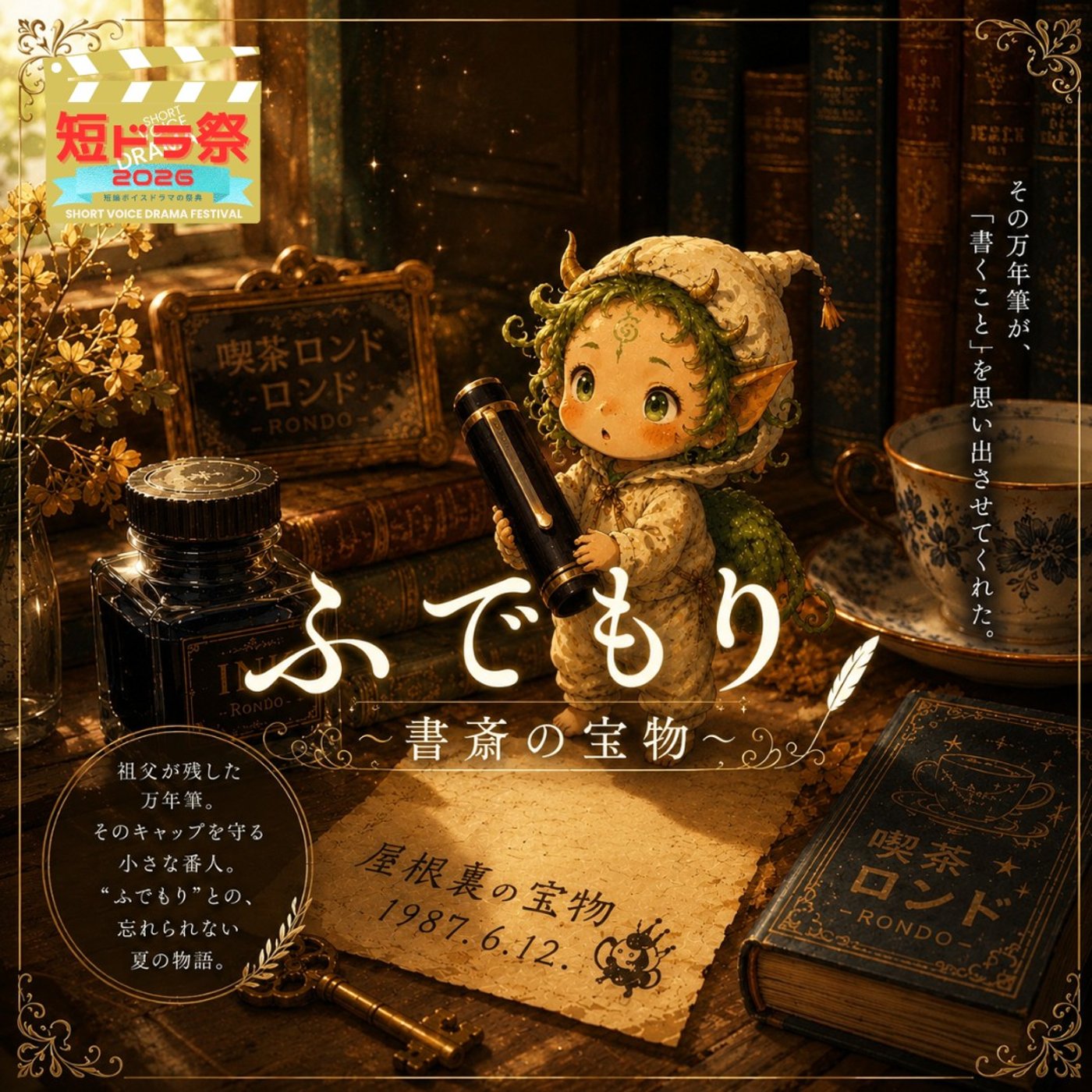 【短ドラ祭26】ふでもり ～書斎の宝物～ episode artwork