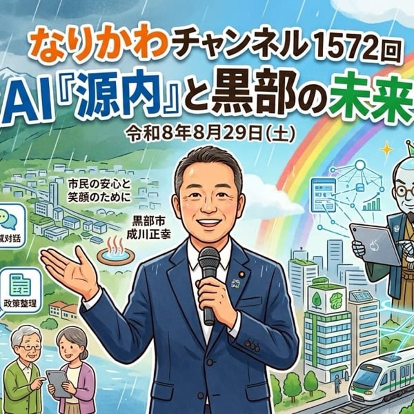 #1572 行政AI『源内』と黒部の未来づくり episode artwork