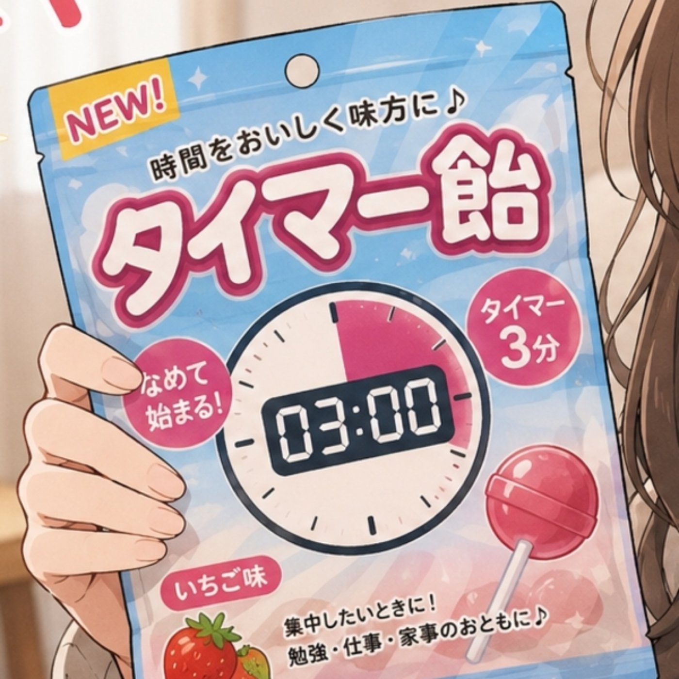 タイマー飴って需要ありそうじゃね？　男なら鉄塊のような溶けにくい三時間飴とかさ episode artwork
