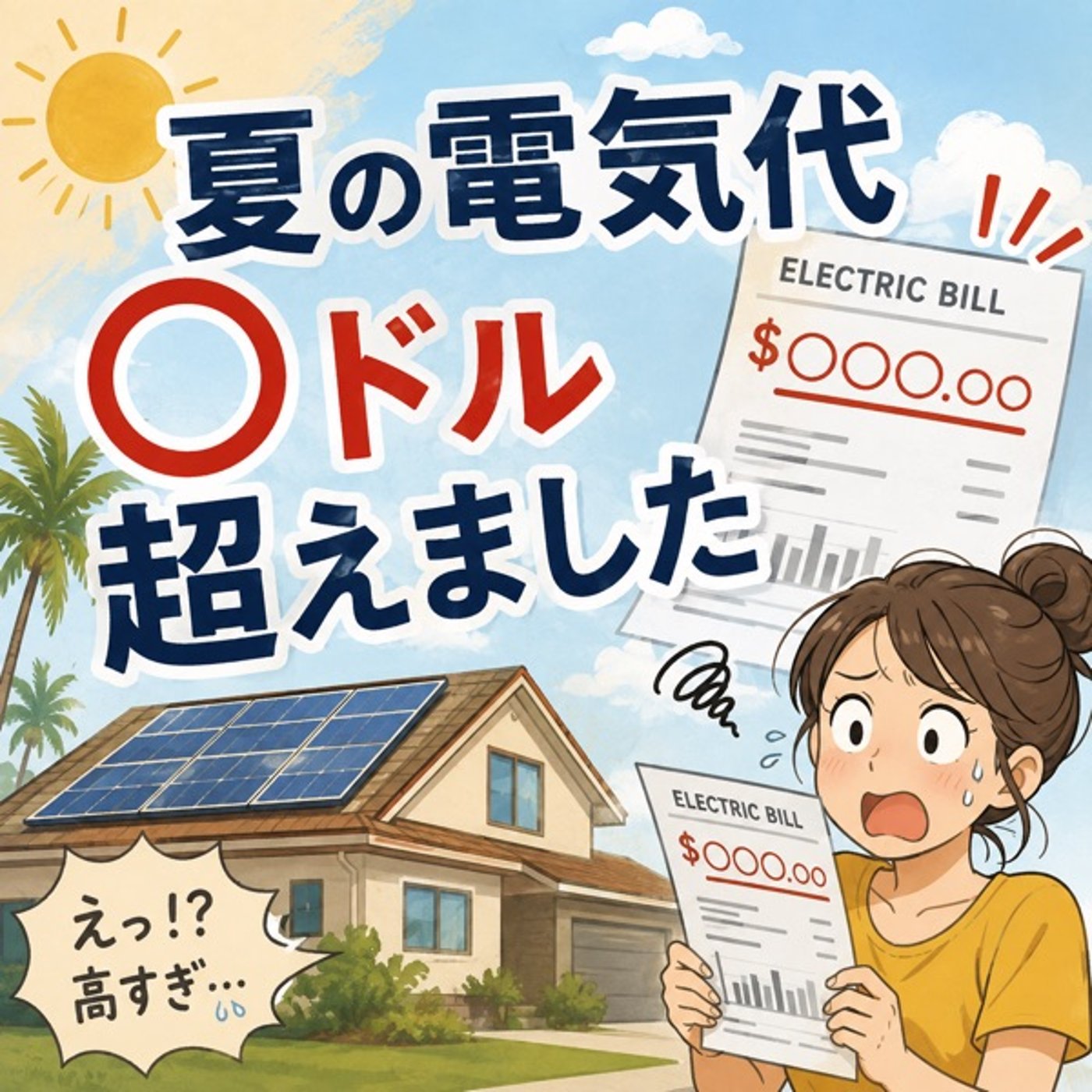 夏の電気代○ドル超えました…   ソーラーパネルってどうなの？？ episode artwork