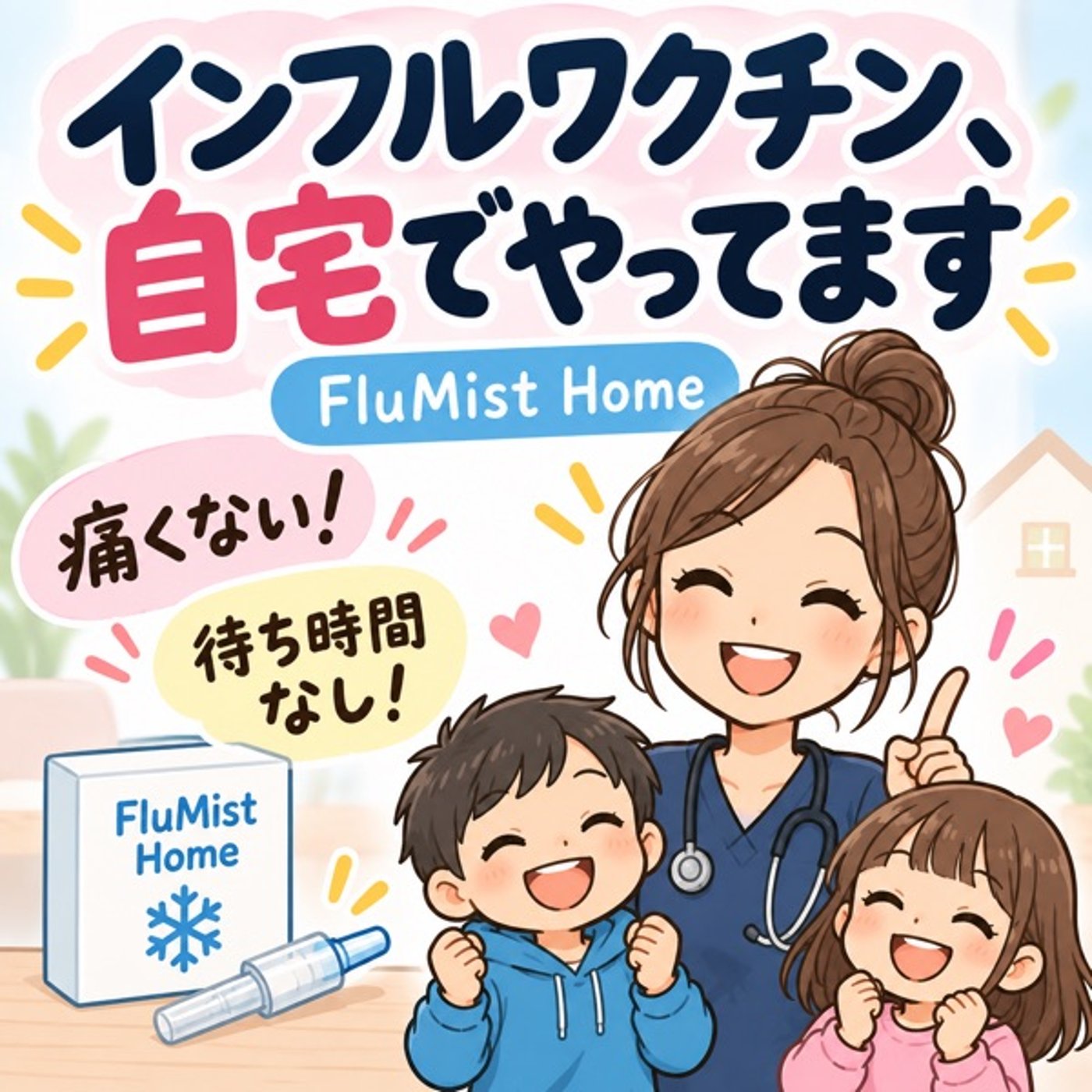 インフルエンザワクチン、自宅でやってます episode artwork
