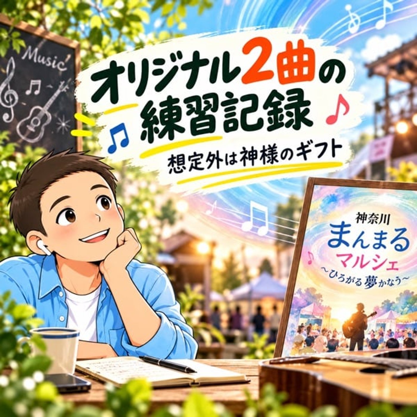 本番直前！オリジナル2曲の練習記録｜想定外は神様のギフト episode artwork