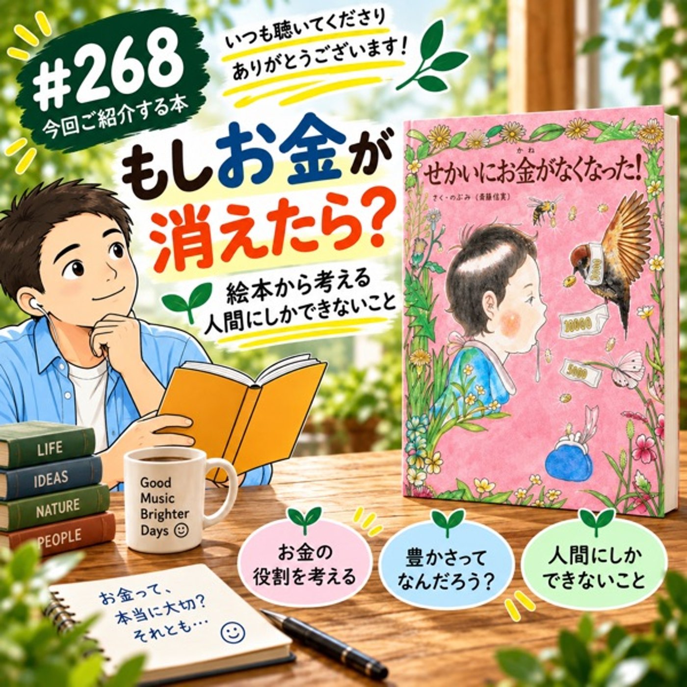 #268もしお金が消えたら？絵本から考える人間にしかできないこと episode artwork