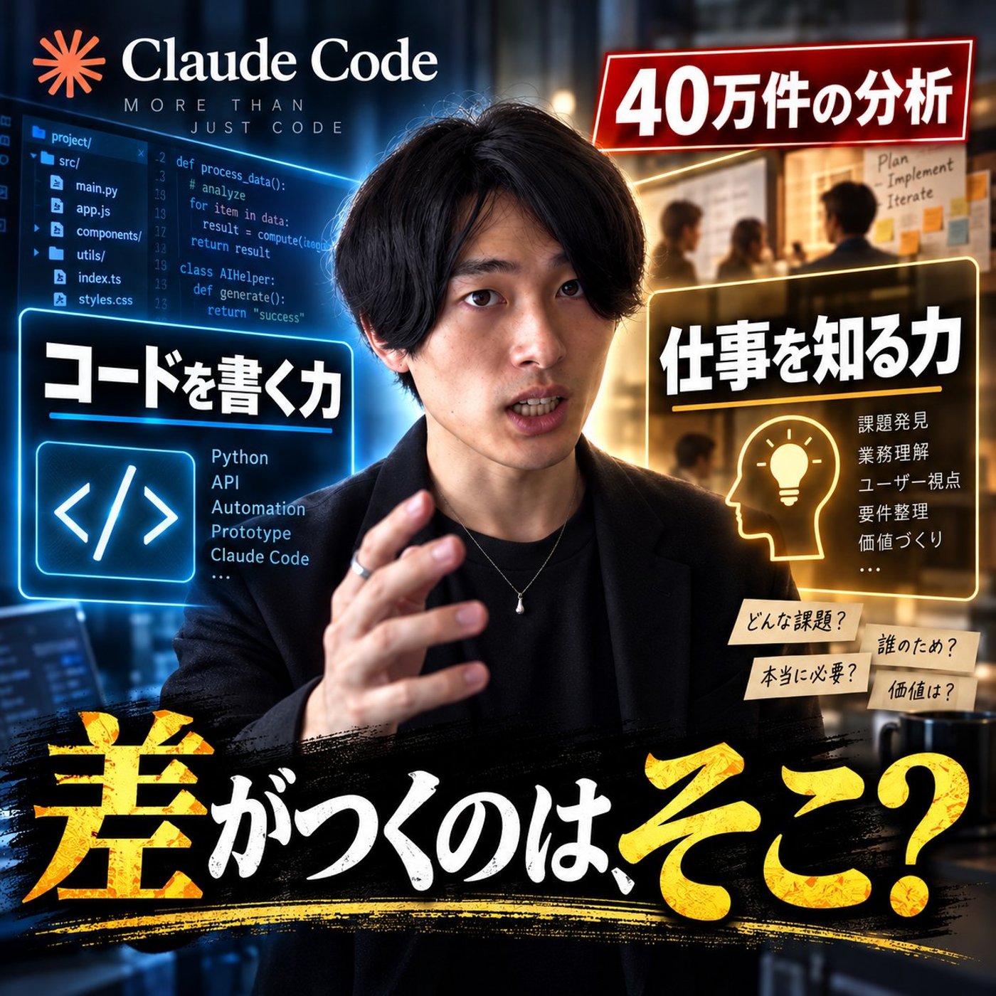 AIを使いこなす人は何が違う？Claude Code・40万件の分析から考える episode artwork