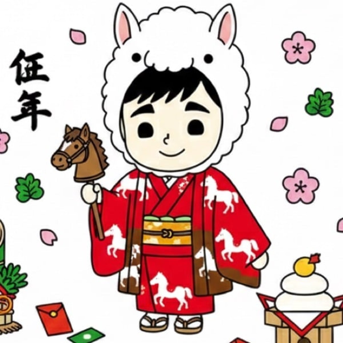 明けましておめでとう1/3 笑